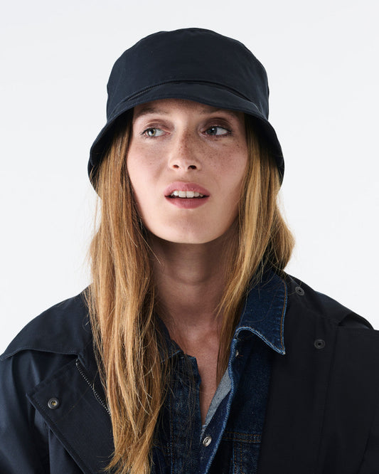 Reflective rain bucket hat LILLIE · Bleu