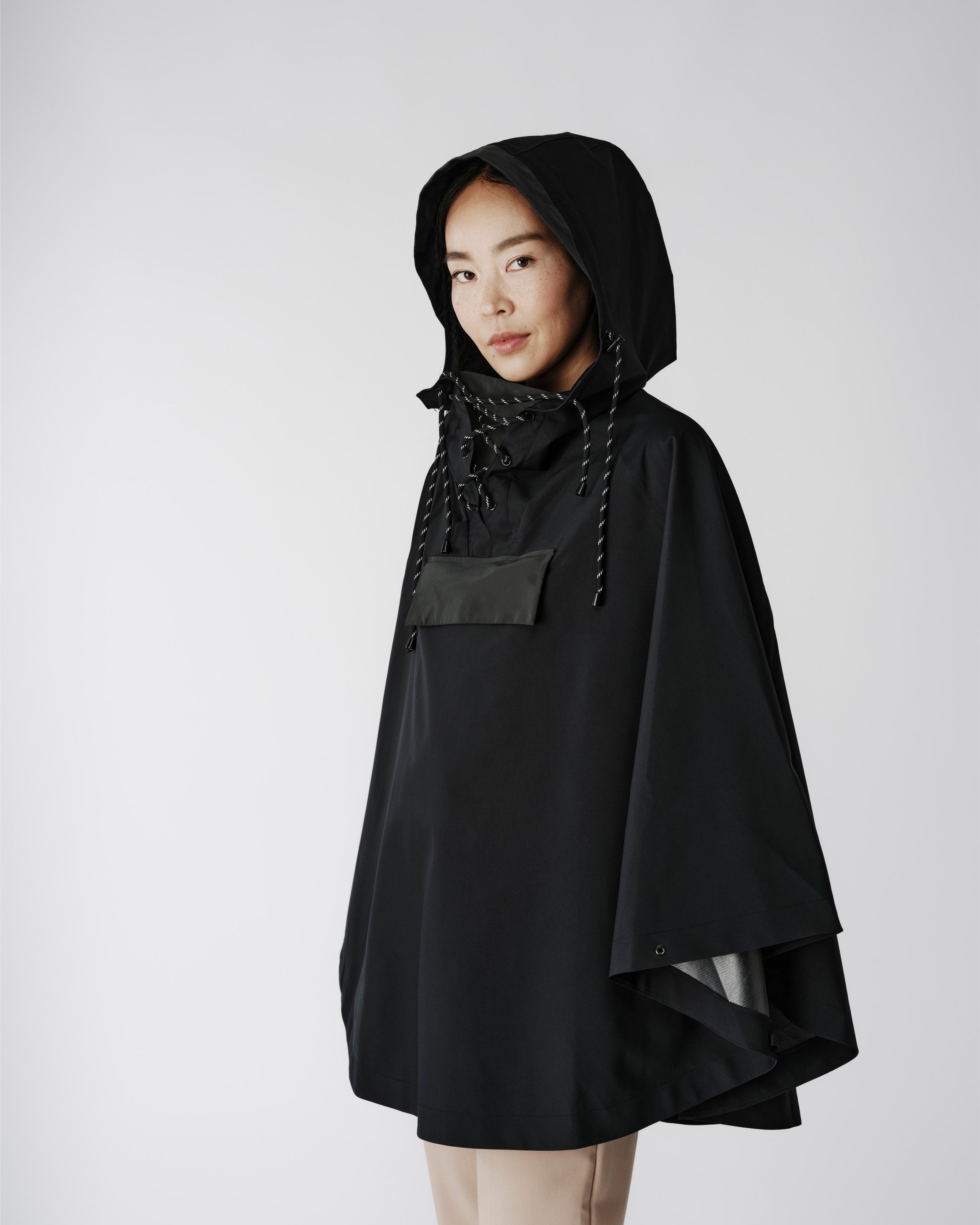 Lou Rain Cape · Bleu